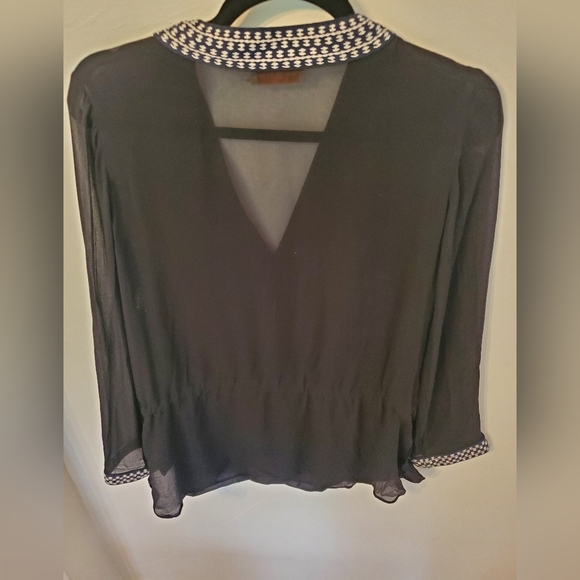 Tory Burch Sheer Silk Tunic XS - Picture 4 of 4